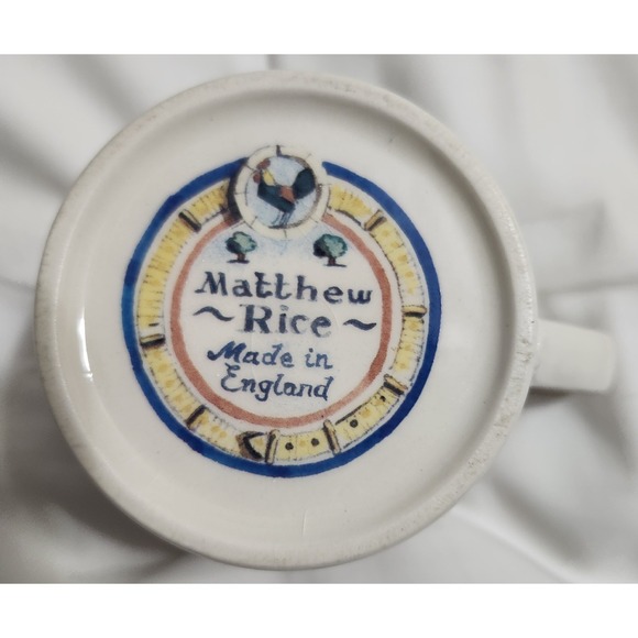 Vintage Matthew Rice Mother Tea Pot Coffee Mug Cup Made in England - Picture 4 of 6